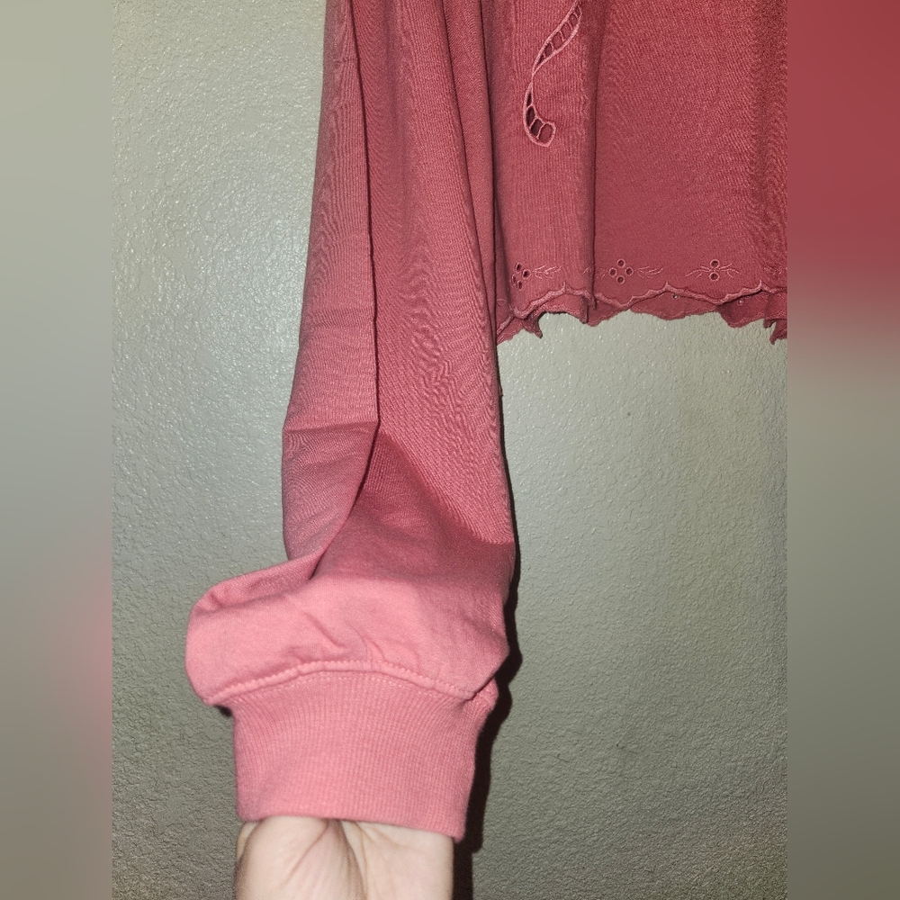 🎀NWT Simply Southern "Skye Top" in "Petal" (Pink) Bow🎀 & Eyelet Cut Outs XXL🎀 - Picture 6 of 10